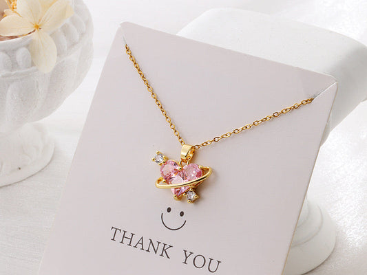 Planet Heart Necklace