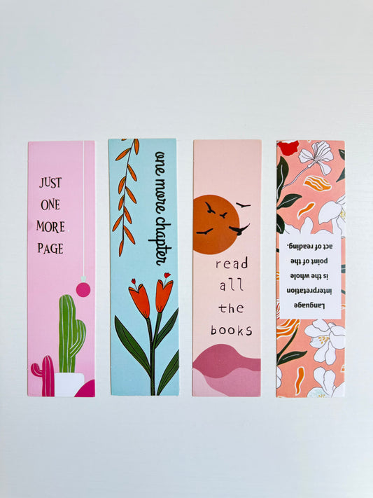 Chapter Companions – 4 Unique Bookmarks for Every Mood