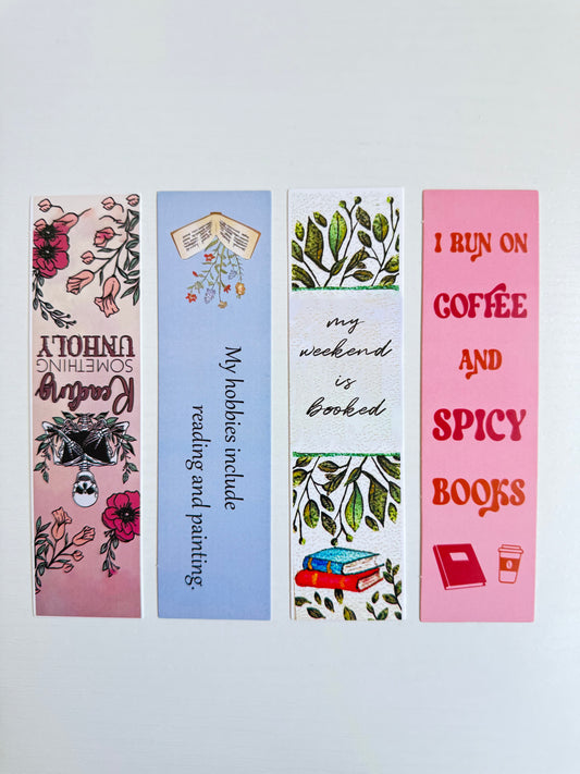 Chapter Companions – 4 Unique Bookmarks for Every Mood