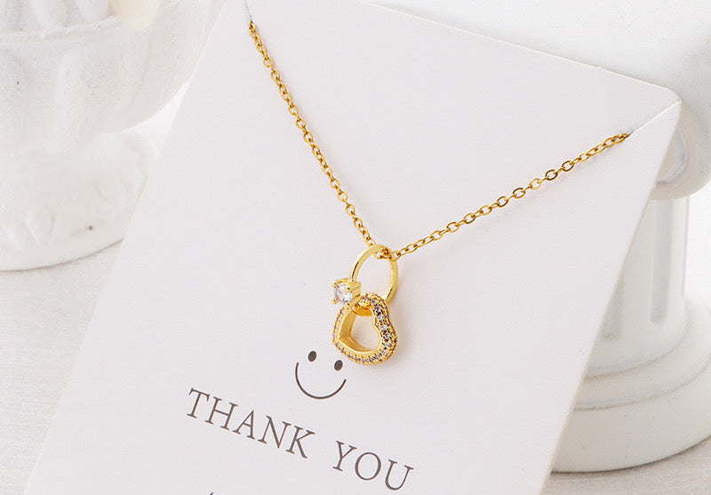 Heart Sparkle Necklace