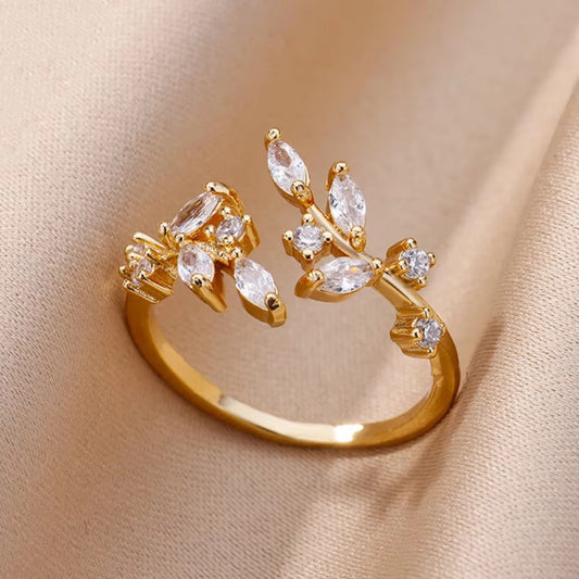 Leaf Branch Ring