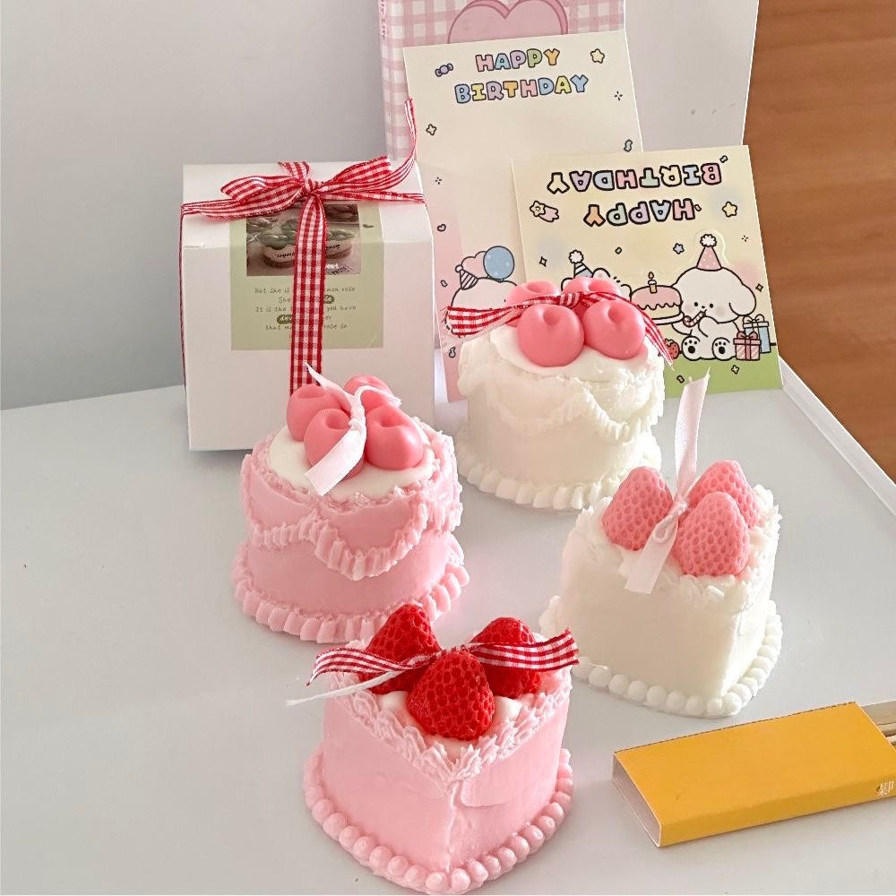 Whimsical Mini Cake Candles