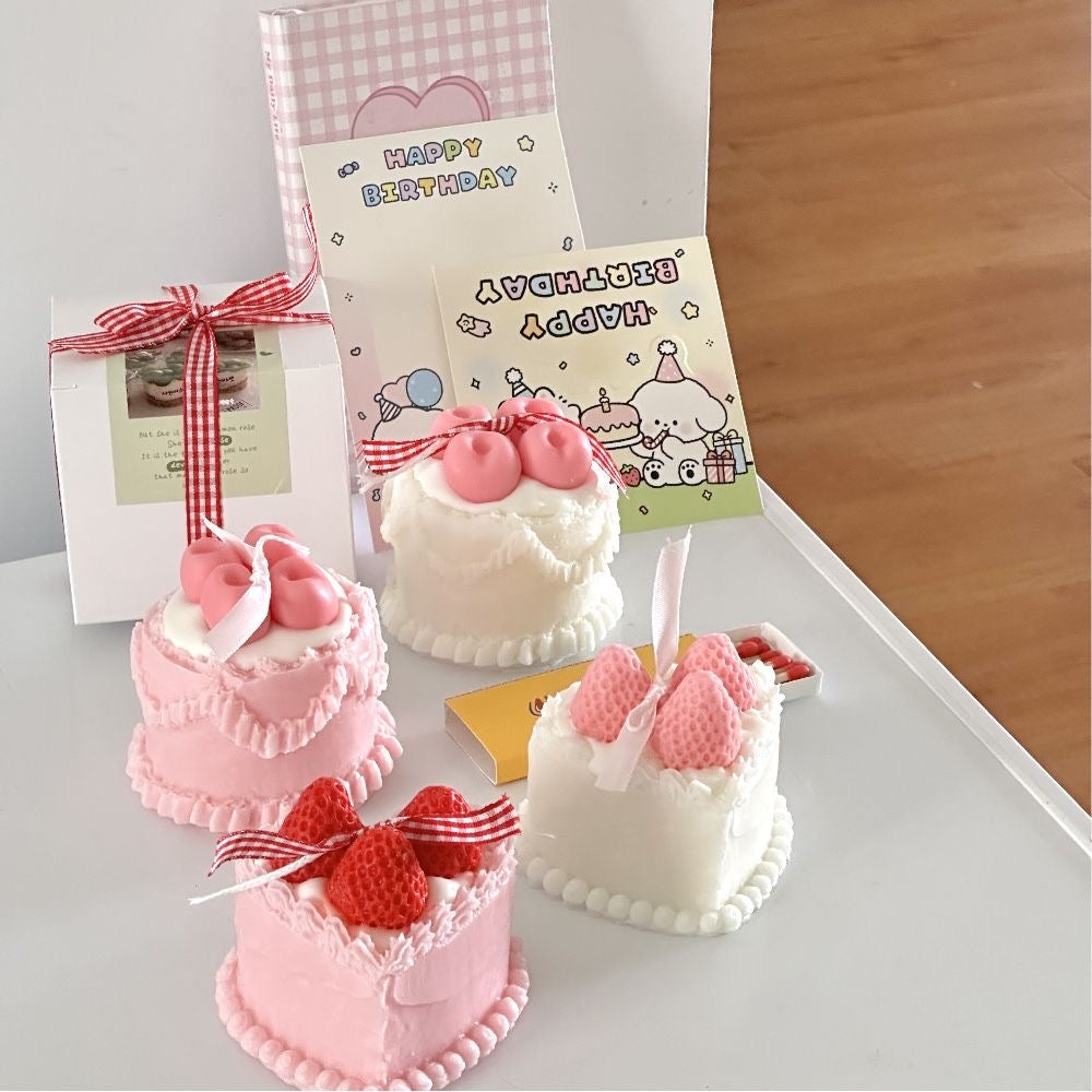 Whimsical Mini Cake Candles